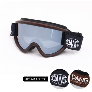 画像をギャラリービューアに読み込む, 【11/30新入荷】DANG SNOW NEW OG 2.5 Matte Tortoisex Polarized Black Silver Mirror(偏光レンズ) |選べるストラップ【vidgg26OG003】