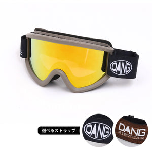 画像をギャラリービューアに読み込む, 【11/30新入荷】DANG SNOW NEW OG 2.5 Matte Khakix High Contrast Gold Mirror|選べるストラップ【vidgg26OG005】