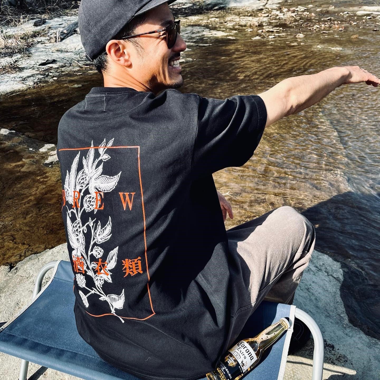 FENTON べっ甲柄 x ブラック・スモーク 偏光レンズ[vidg00427]