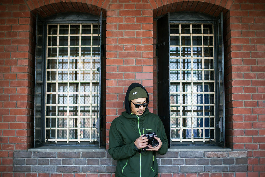 FENTON ウッド柄 x グリーン・ミラー 偏光レンズ[vidg00358]