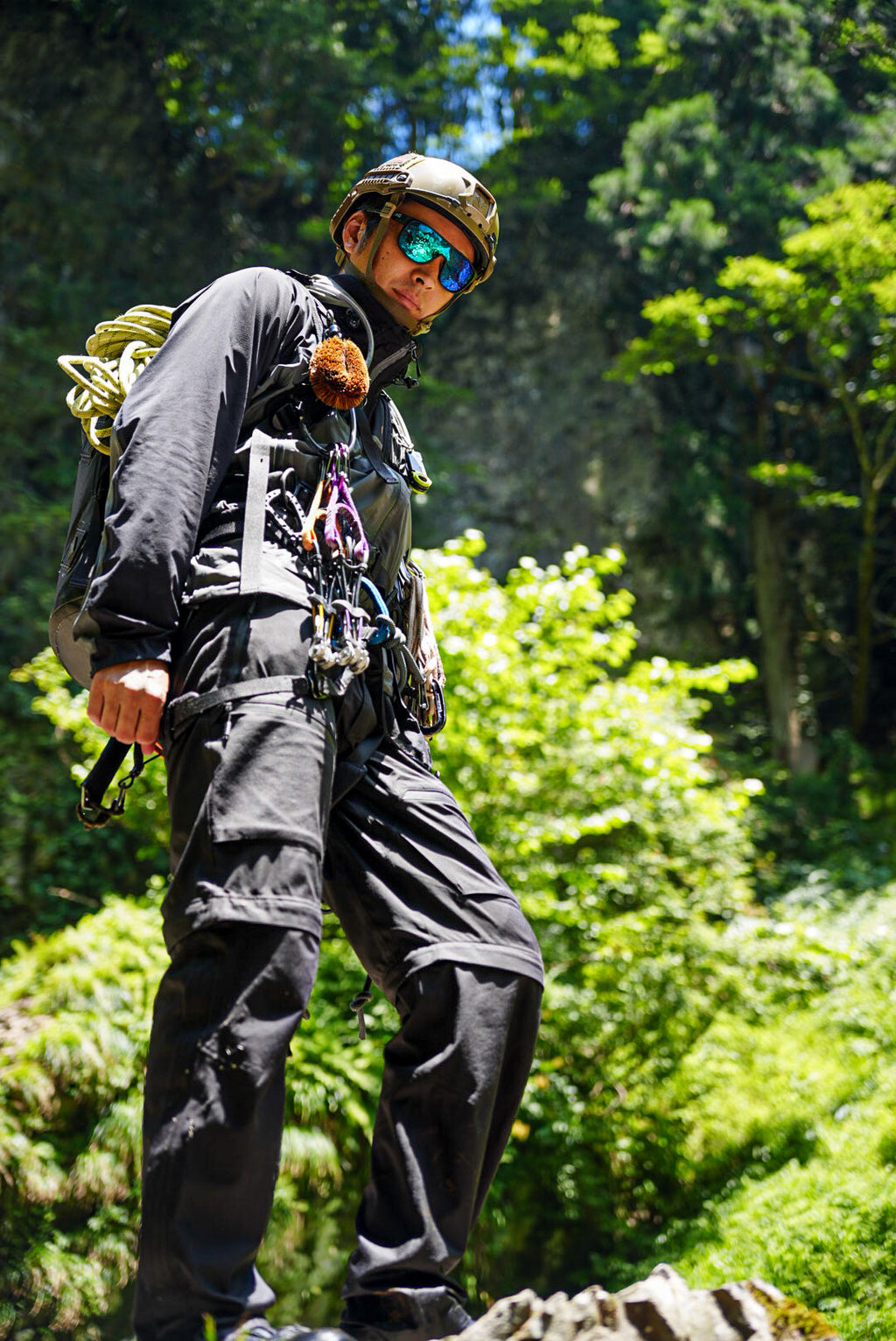 DANG PRON TO ブラック/グレー・ラバー x グリーン・ミラー 日本製プレミアムレンズ(防曇偏光) [vidgsg0004]