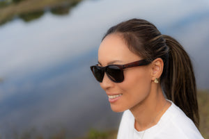 画像をギャラリービューアに読み込む, LOCO クリアブラウン x ブラック・スモーク 偏光レンズ 中村貴之デザイン魚柄モデル[vidg00498]
