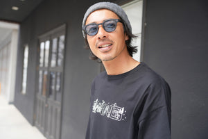 画像をギャラリービューアに読み込む, 【試着商品】SELECT ブラック x ブルー 偏光レンズ[vidg00421]
