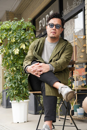 画像をギャラリービューアに読み込む, 【試着商品】SELECT ブラック x ブルー 偏光レンズ[vidg00421]
