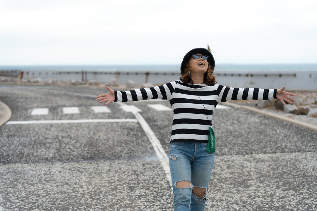 【試着商品】SELECT ブラック x ブルー 偏光レンズ[vidg00421]