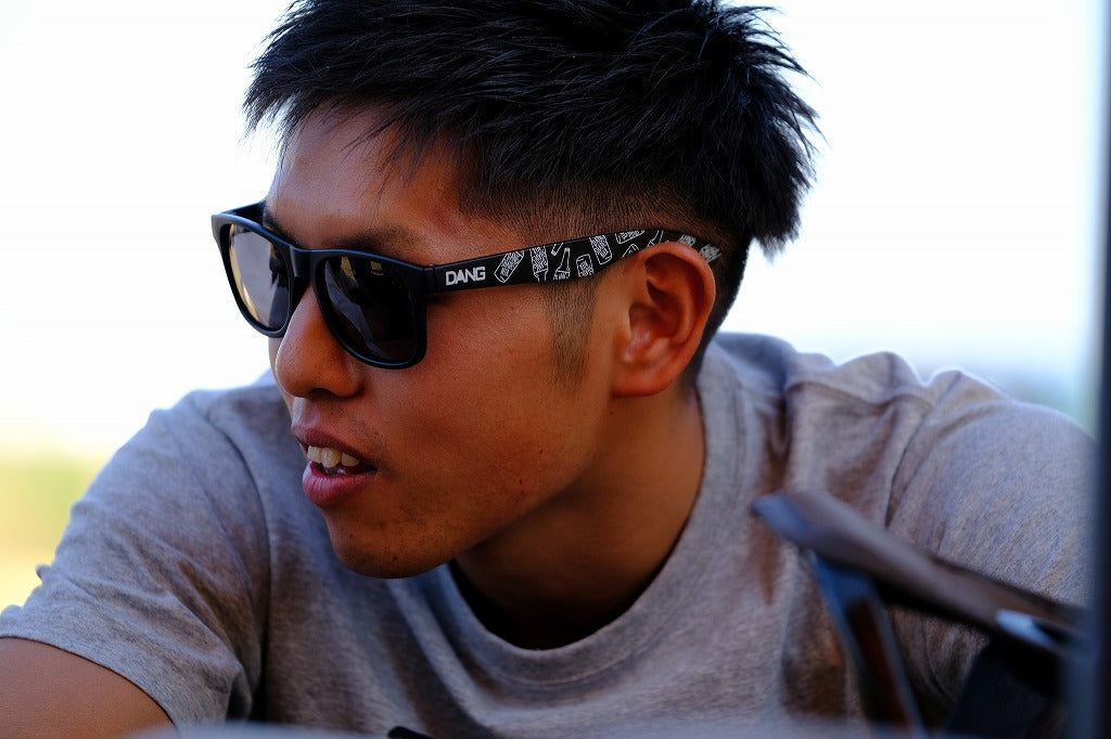 LOCO ブラック x ブラック・スモーク 偏光レンズ 中村貴之デザインビール柄モデル)[vidg00475]