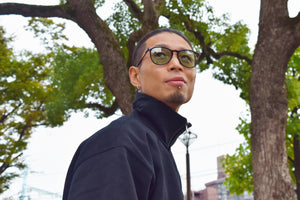 画像をギャラリービューアに読み込む, 【3/7新発売】FENTON べっ甲柄  x オパールグリーン偏光レンズ [vidg00529]
