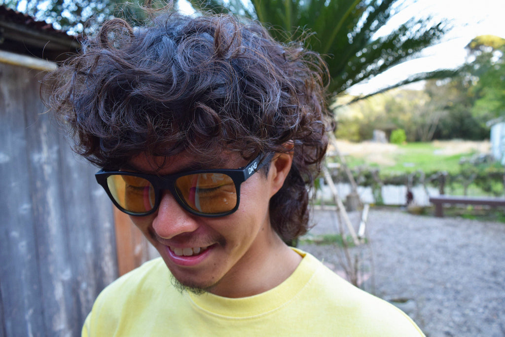 【夜間用】LOCO ブラック x ライトイエロー 日本製ハイコントラスト・ナイトレンズ[vidg00497]