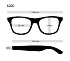LOCO Black with White Splash x Chrome Mirror Polarized (polarized lenses) [vidg00405]