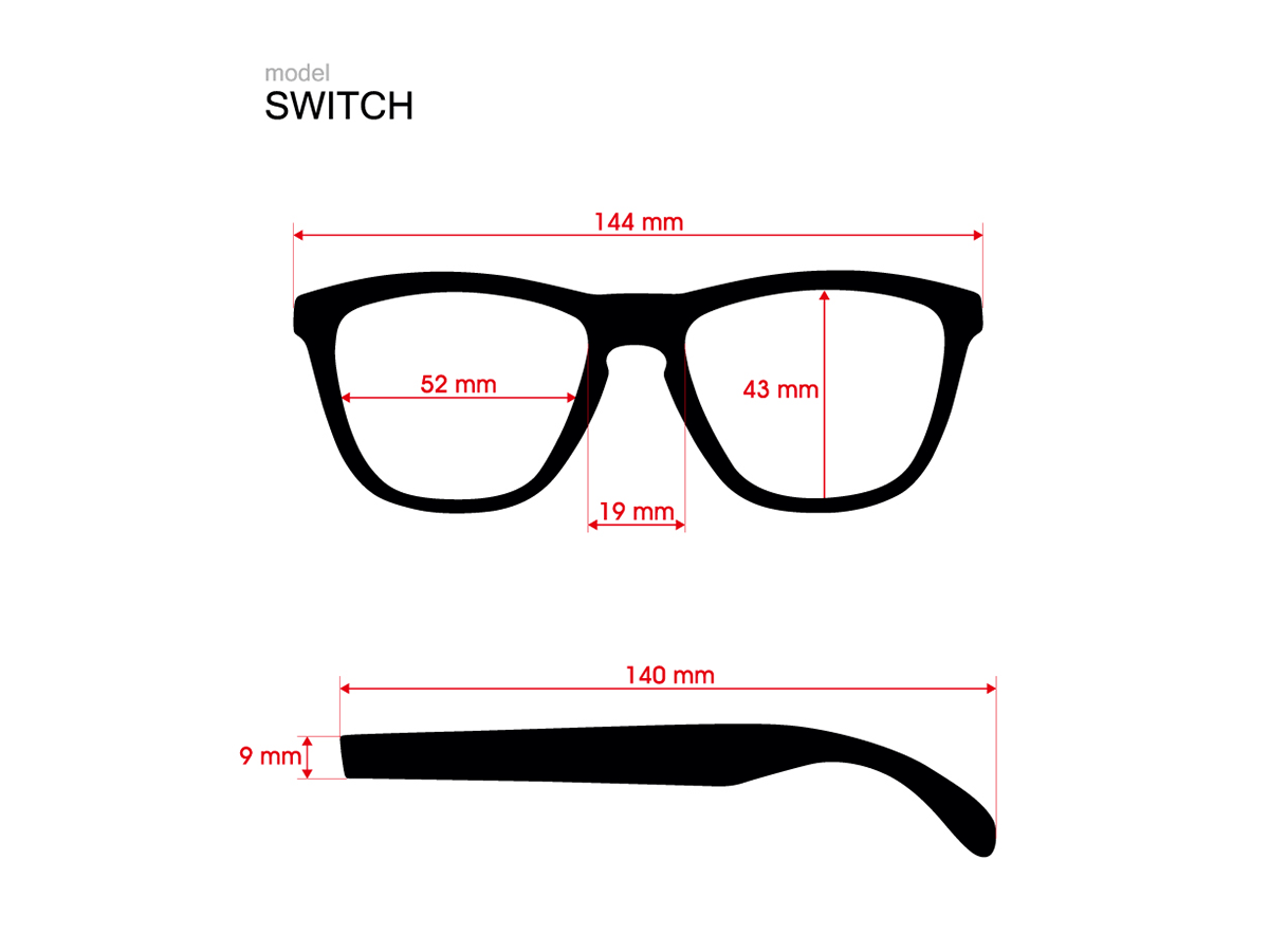SWITCH イエロー / ブルー x ブラックレンズ [vidg00121]