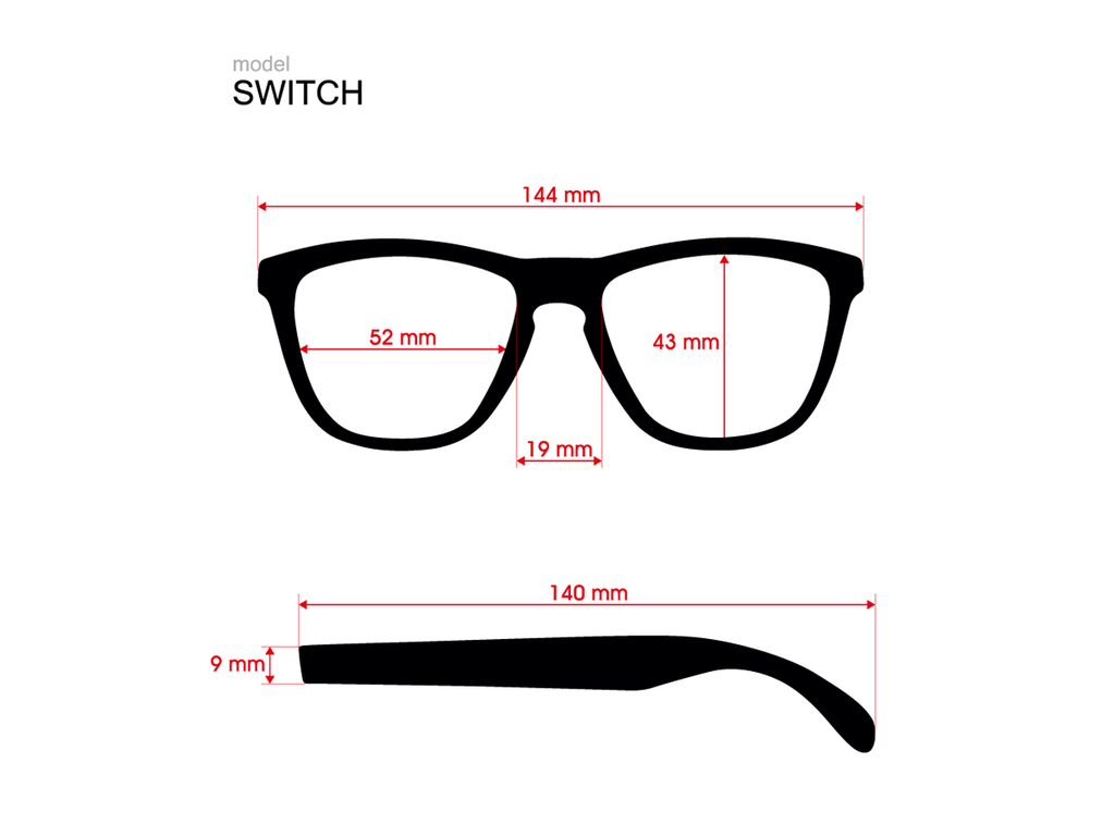 SWITCH イエロー / ブルー x ブラックレンズ [vidg00121]