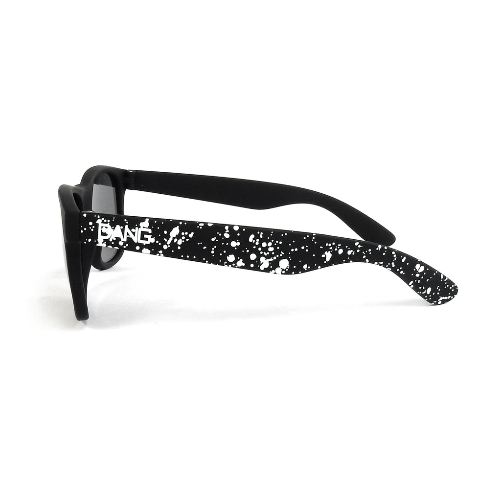 LOCO Black with White Splash x Chrome Mirror Polarized (polarized lenses) [vidg00405]