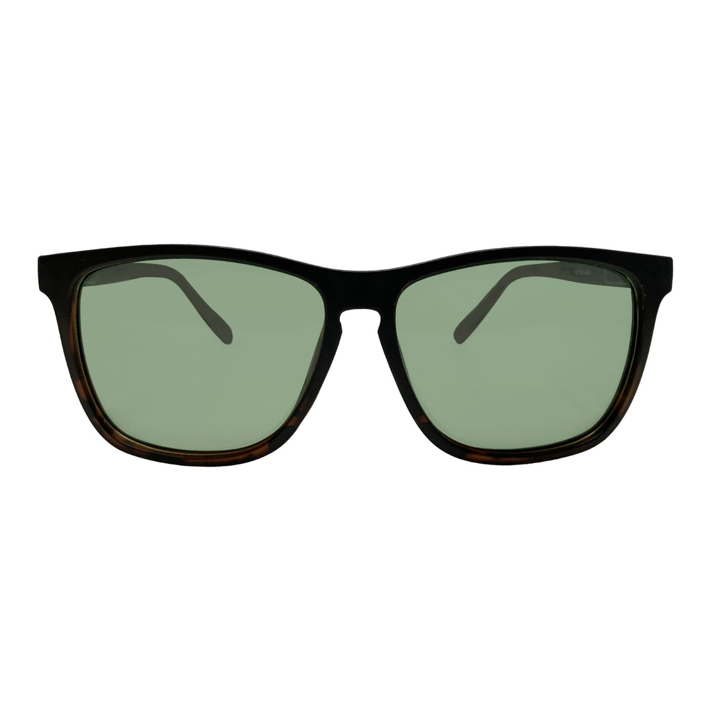 RECOIL ブラック / ブラウン べっ甲柄グラデーション x グリーンシルバー・クリアミラー 偏光レンズ[vidg00499]