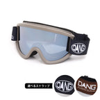 【11/30新入荷】DANG SNOW NEW OG 2.5 Matte Khakix Polarized Black Silver Mirror(偏光レンズ) ｜選べるストラップ【vidgg26OG002】