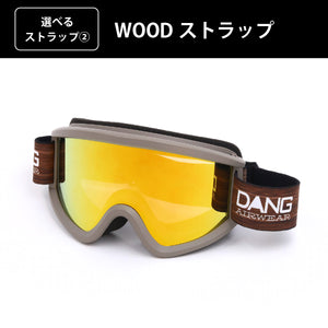 画像をギャラリービューアに読み込む, 【11/30新入荷】DANG SNOW NEW OG 2.5 Matte Khakix High Contrast Gold Mirror｜選べるストラップ【vidgg26OG005】
