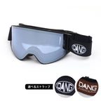 【11/30新入荷】DANG SNOW ON LOCK JP Matte Blackx High Contrast Clear Silver Mirror｜選べるストラップ【vidgg26OL010】