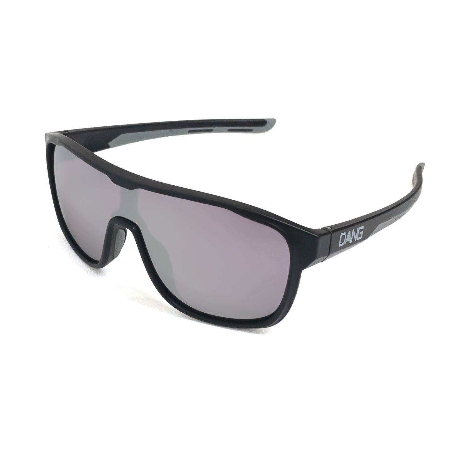 DANG PRON TO ブラック/グレー・ラバー x シルバー ハイコントラストレンズ [vidgsg0001]